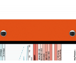 WhiteCoat Clipboard® Trifold - Orange Critical Care Edition